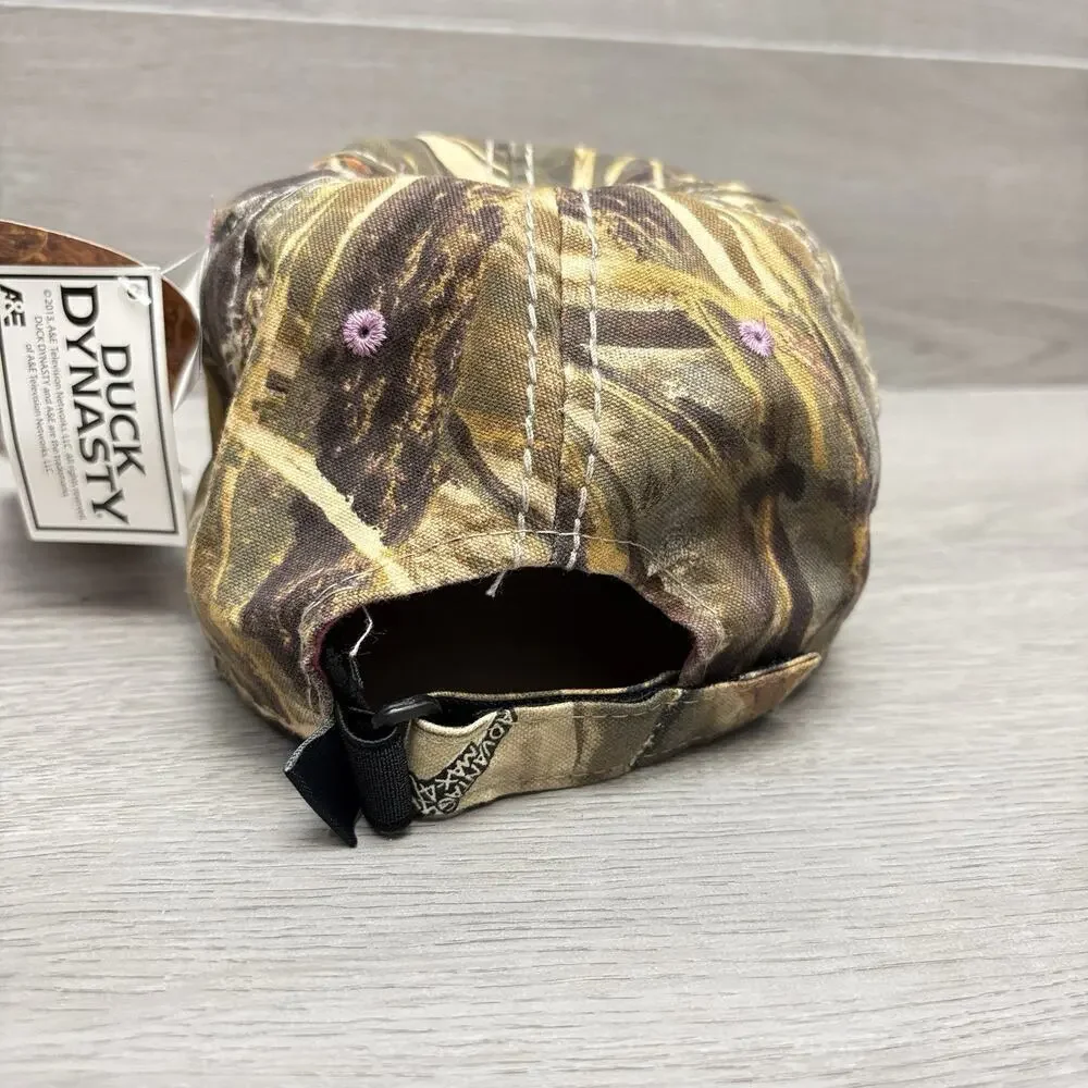 A&E Duck Dynasty Realtree Hat Ladies Green Camouflage Baseball Cap NEW One Size